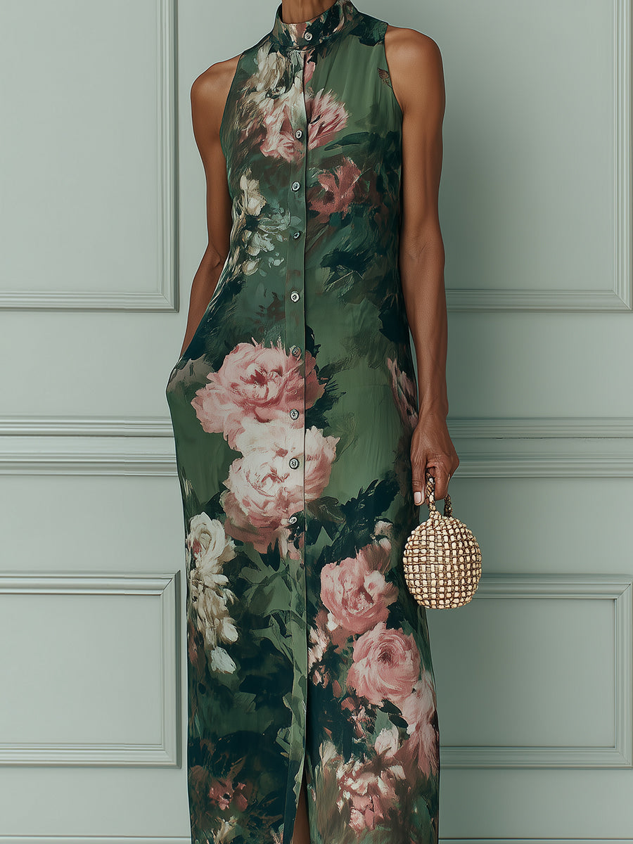 Giada | Abito Maxi Floreale Elegante