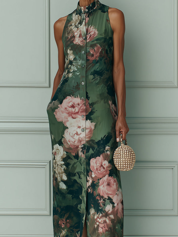 Giada | Abito Maxi Floreale Elegante