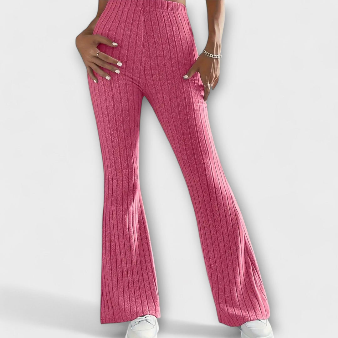 Luretta – Pantaloni svasati con struttura fine
