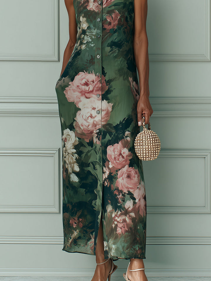 Giada | Abito Maxi Floreale Elegante