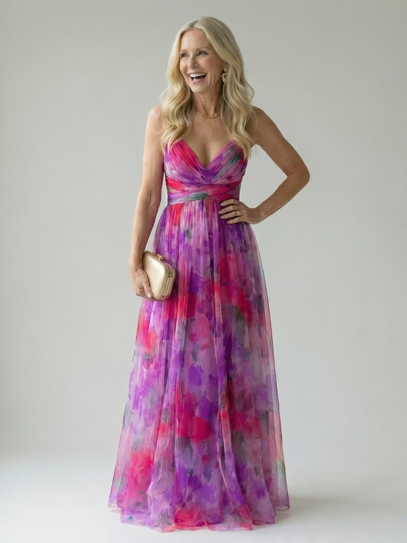 Chiara | Abito Maxi Soft Wrap