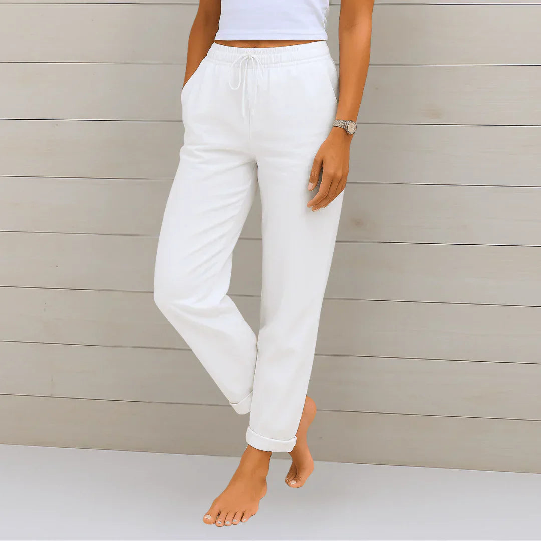 Linnea | Pantaloni in Lino Comfort