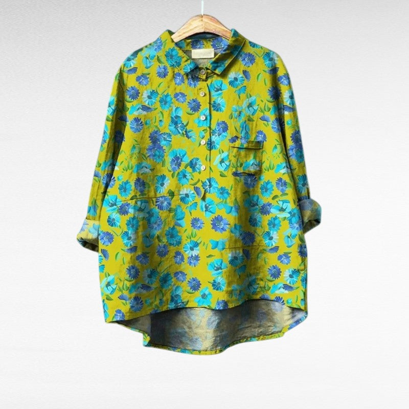 Axelle | Blusa Estiva Elegante in Lino