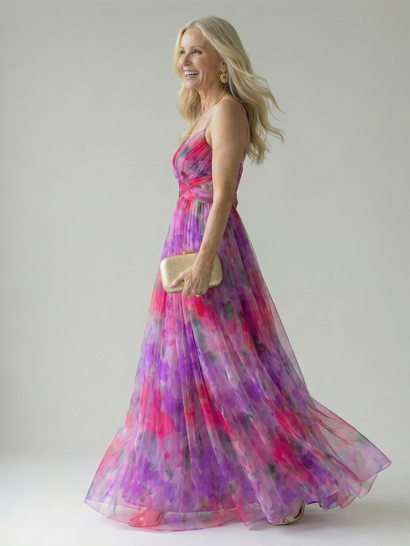 Chiara | Abito Maxi Soft Wrap