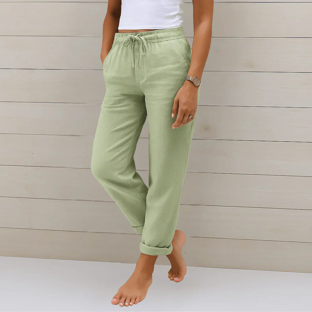Linnea | Pantaloni in Lino Comfort