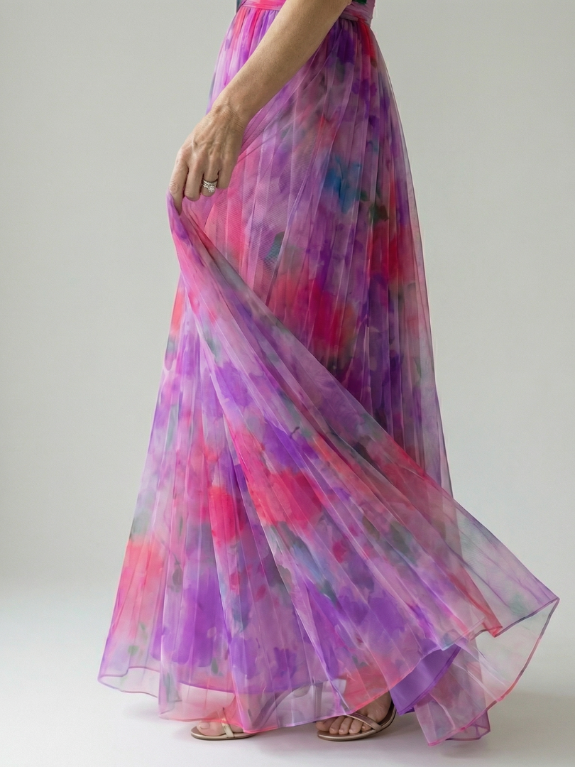 Chiara | Abito Maxi Soft Wrap