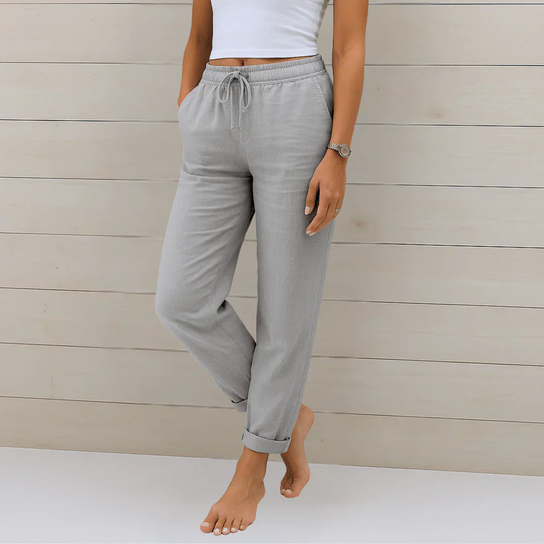 Linnea | Pantaloni in Lino Comfort