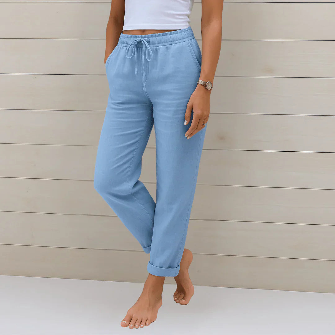 Linnea | Pantaloni in Lino Comfort