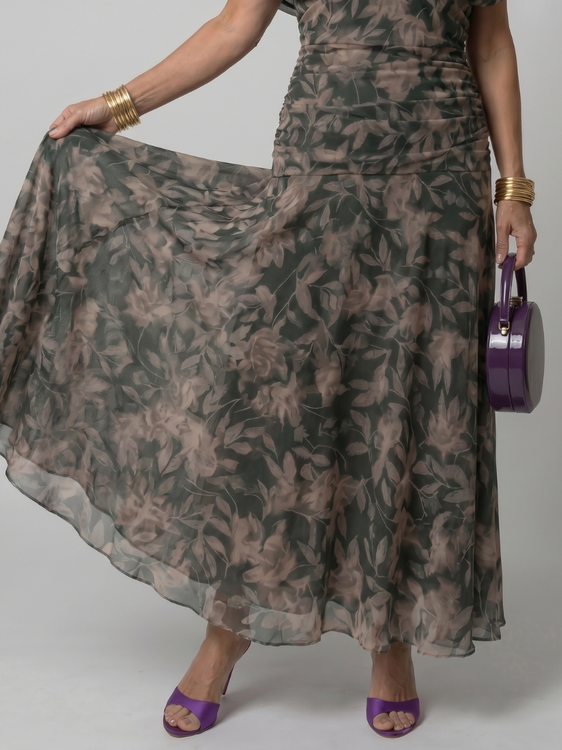 Giada | Abito Midi Off-Shoulder