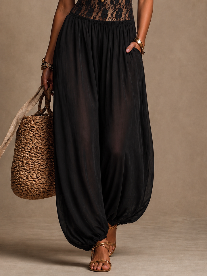 Bruna | Tuta Halter in Pizzo Fluttuante