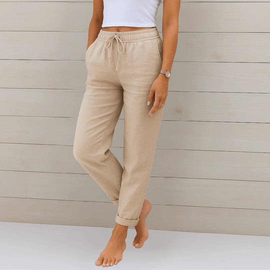 Linnea | Pantaloni in Lino Comfort