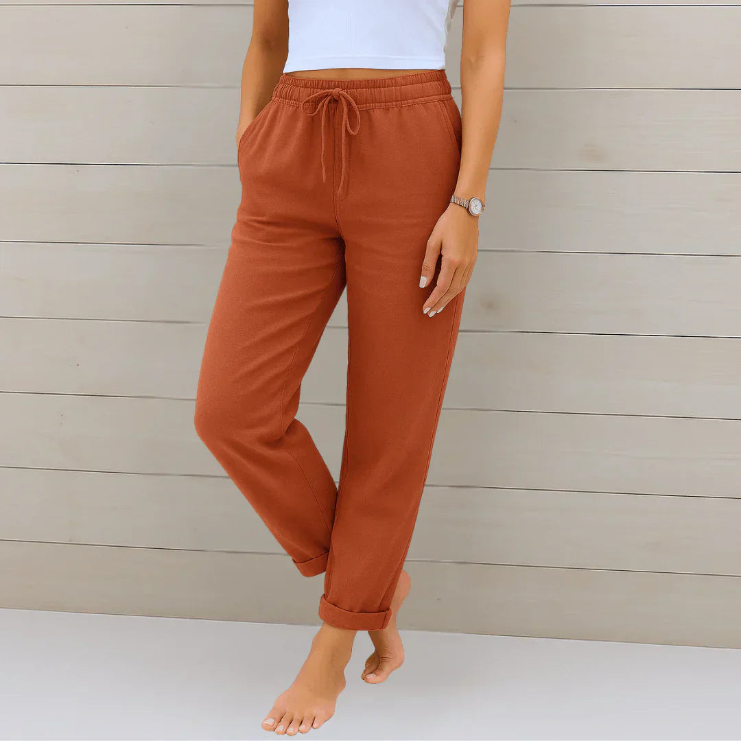 Linnea | Pantaloni in Lino Comfort