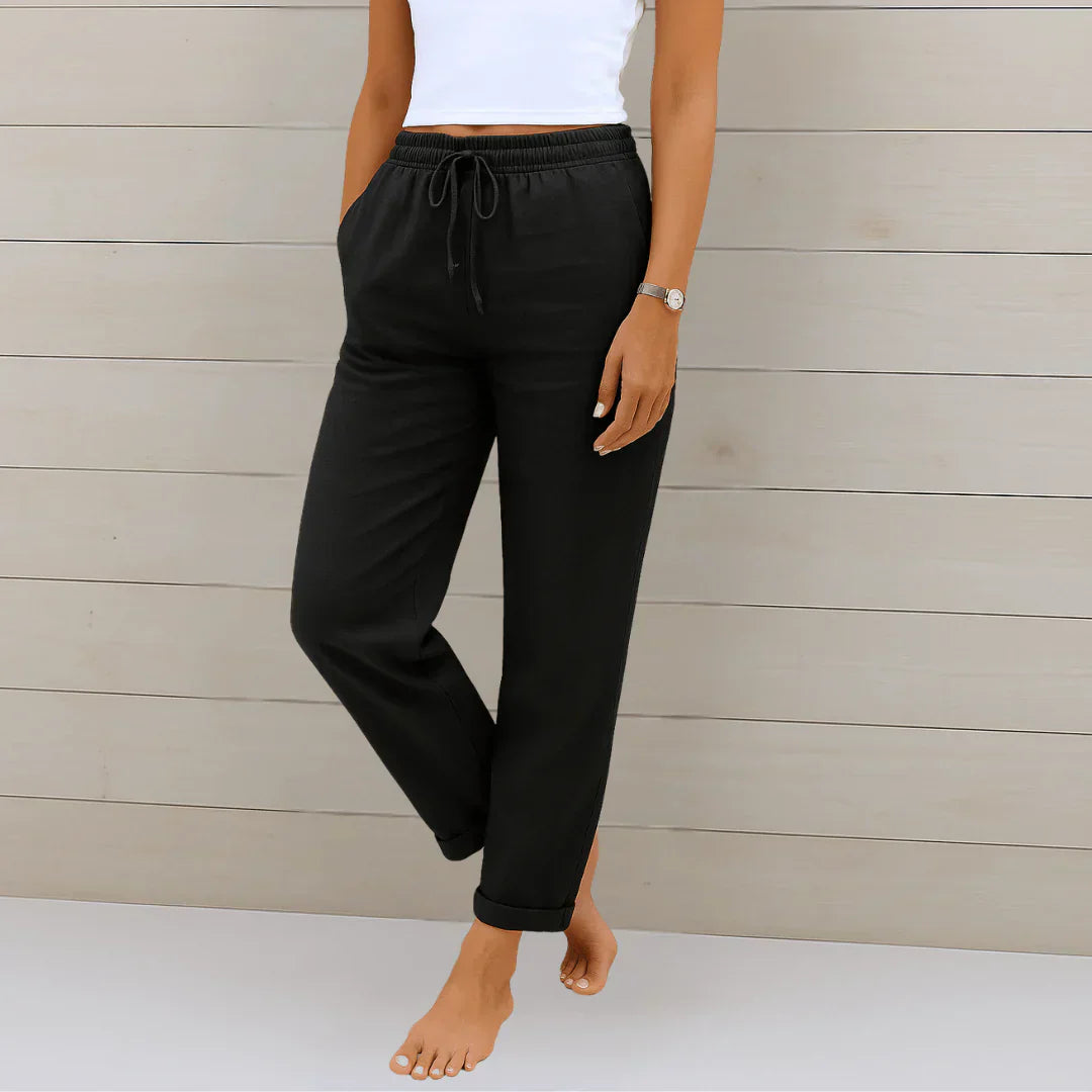 Linnea | Pantaloni in Lino Comfort
