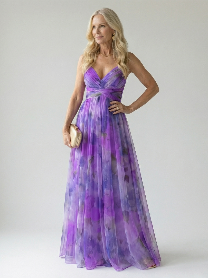 Chiara | Abito Maxi Soft Wrap