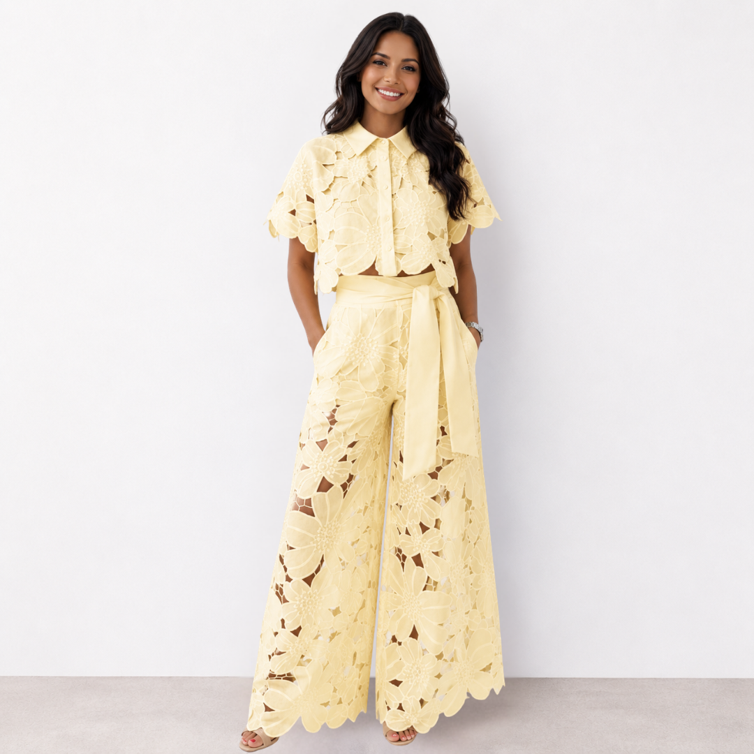 Isabela | Completo Elegante in Pizzo