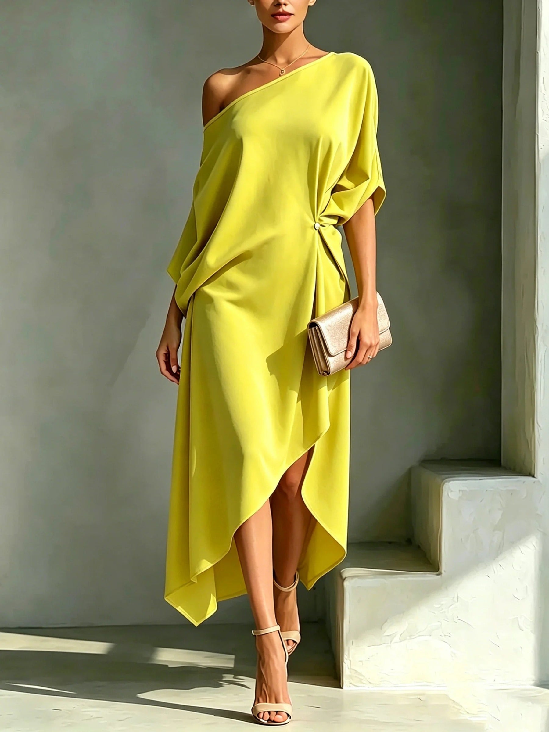 CAMILA │ ABITO ASIMMETRICO ELEGANTE