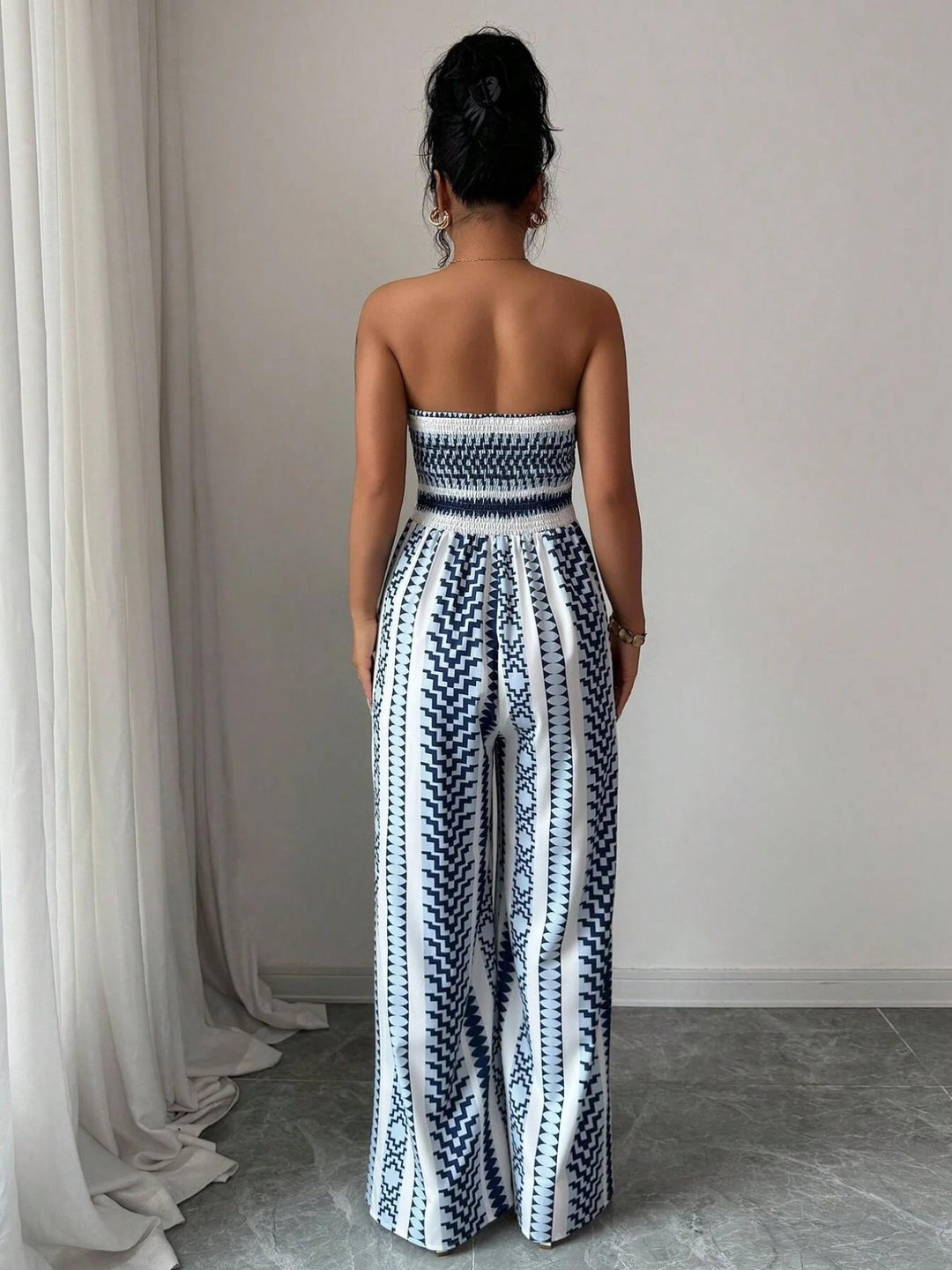 Alessia | Tuta Geometrica Elegante