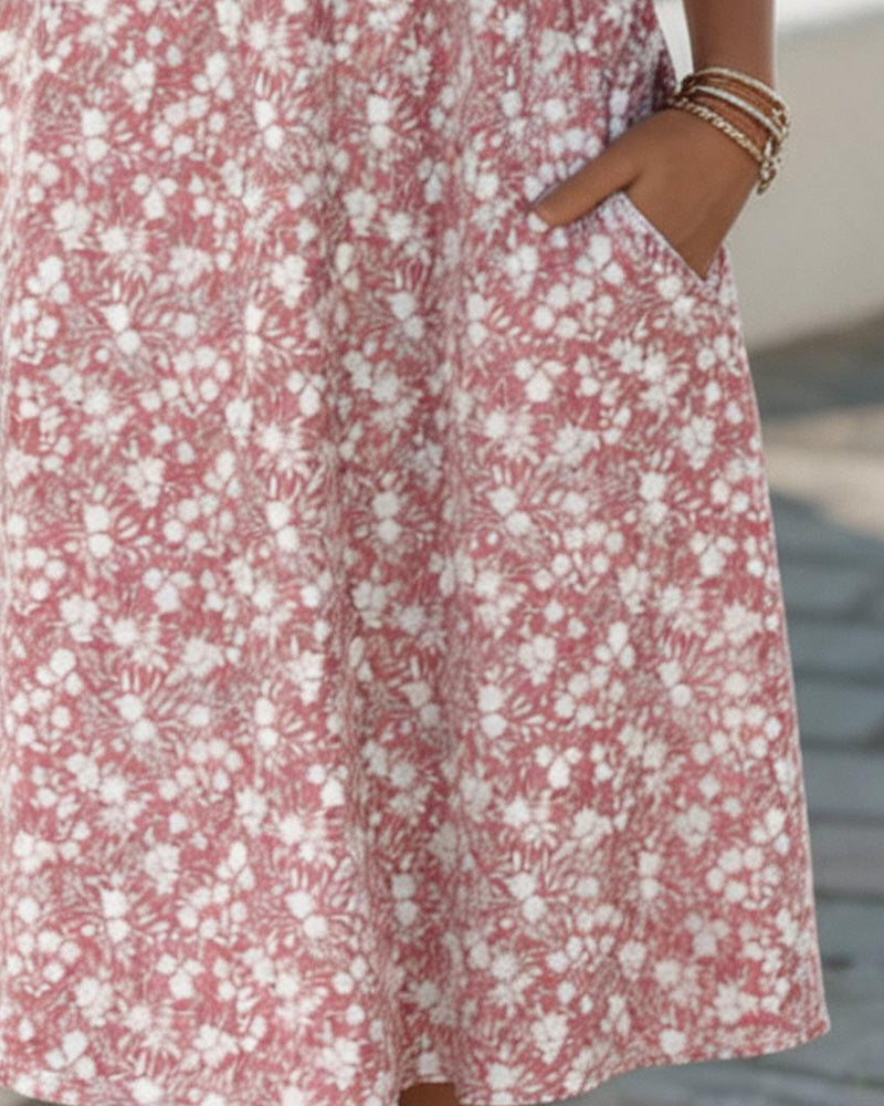 Carmen | Vestito midi floreale morbido e leggero