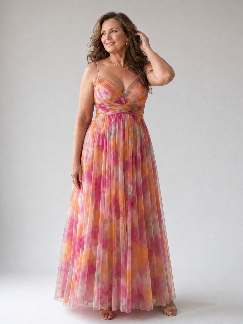 Chiara | Abito Maxi Soft Wrap