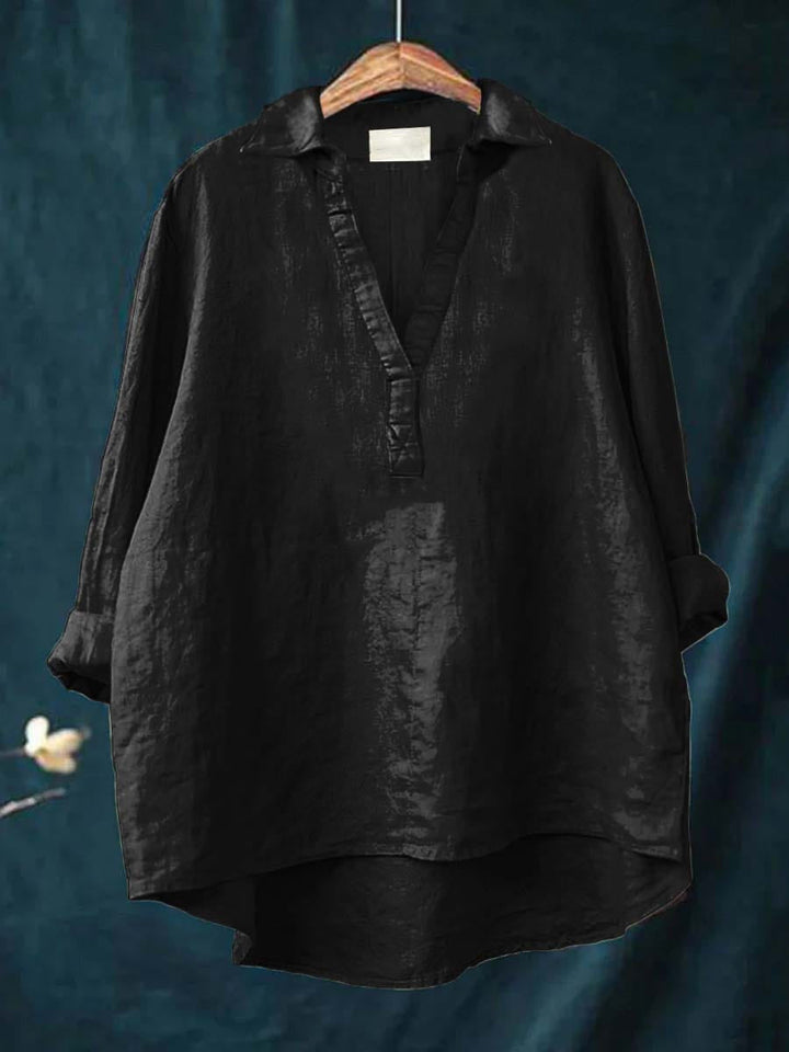 Andrea | Elegante Blusa Estiva in Lino