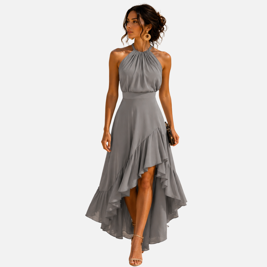 Sara | Abito Elegante con Fondo Asimmetrico