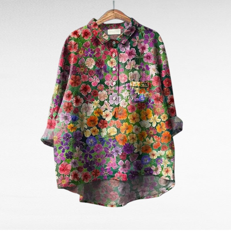 Thérèse | Elegante Blusa Estiva in Lino