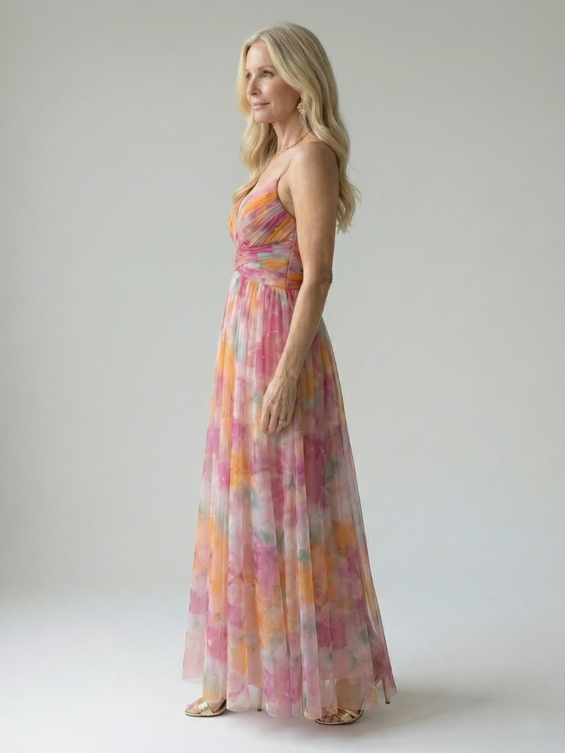 Chiara | Abito Maxi Soft Wrap