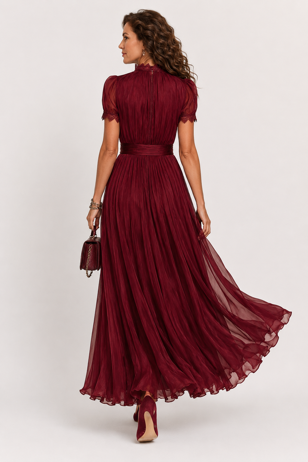 Camilla | Abito Maxi in Chiffon Elegante