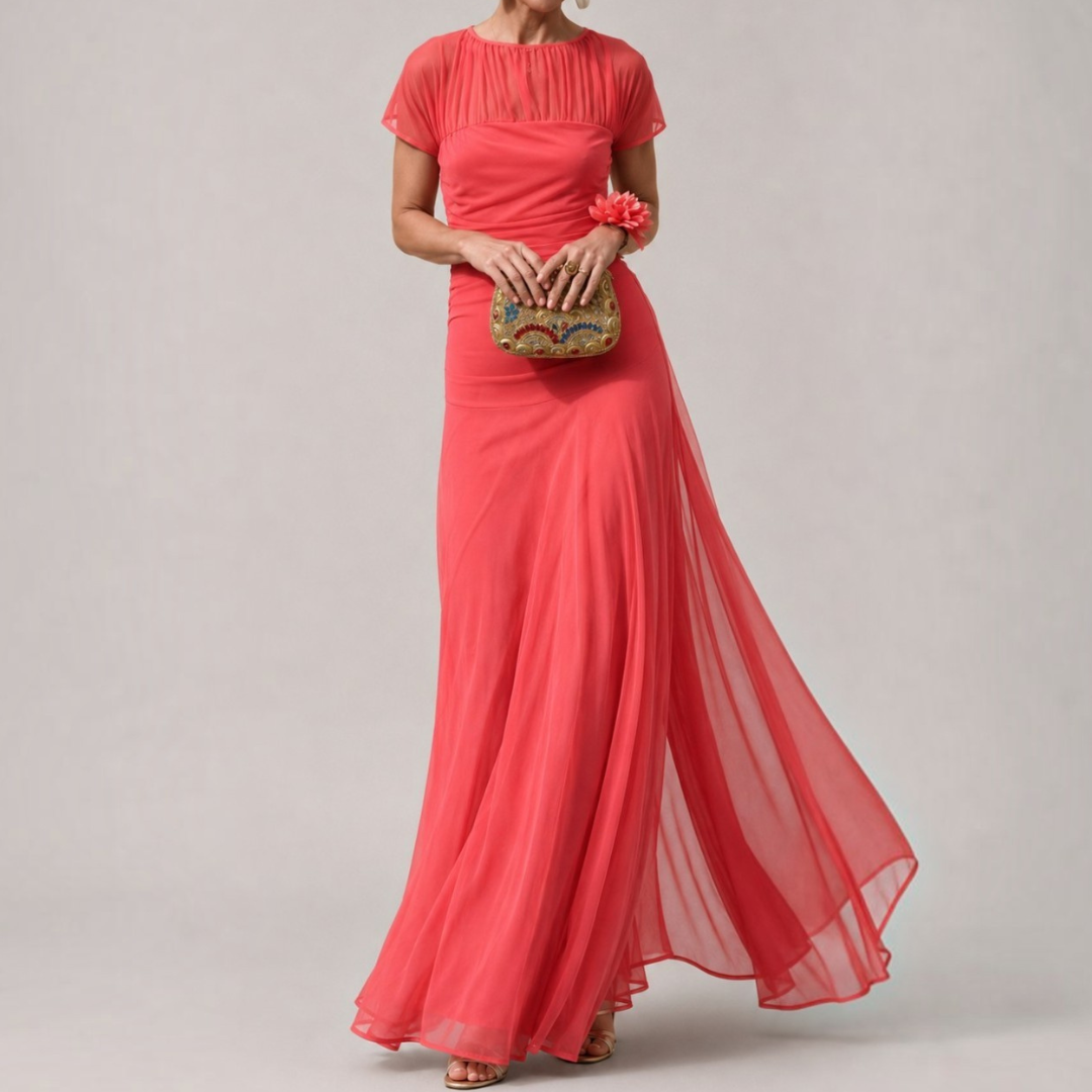 Lorenza | Abito in chiffon