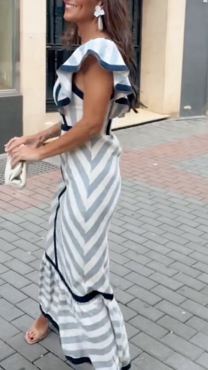 Dianne | Vestito Maxi Retrò