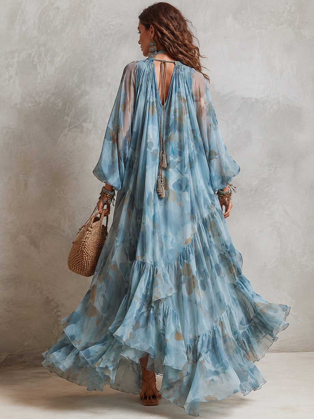 Aurora | Abito Maxi Boho Elegante