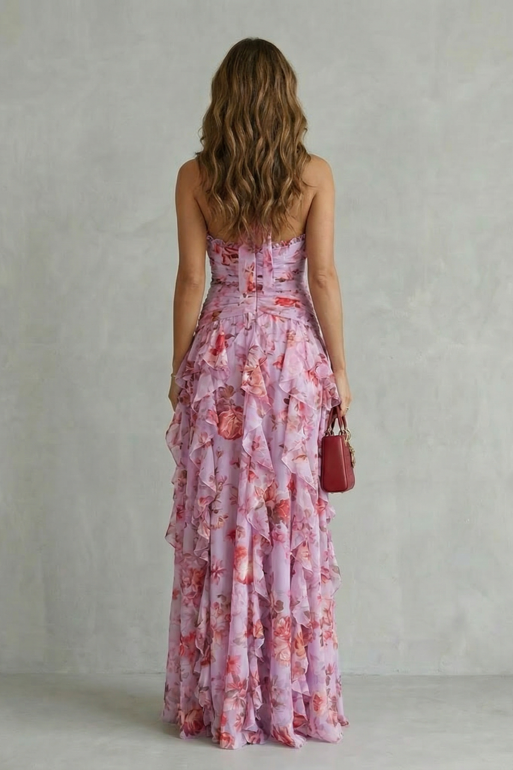 Serena | Abito Maxi Floreale Halter