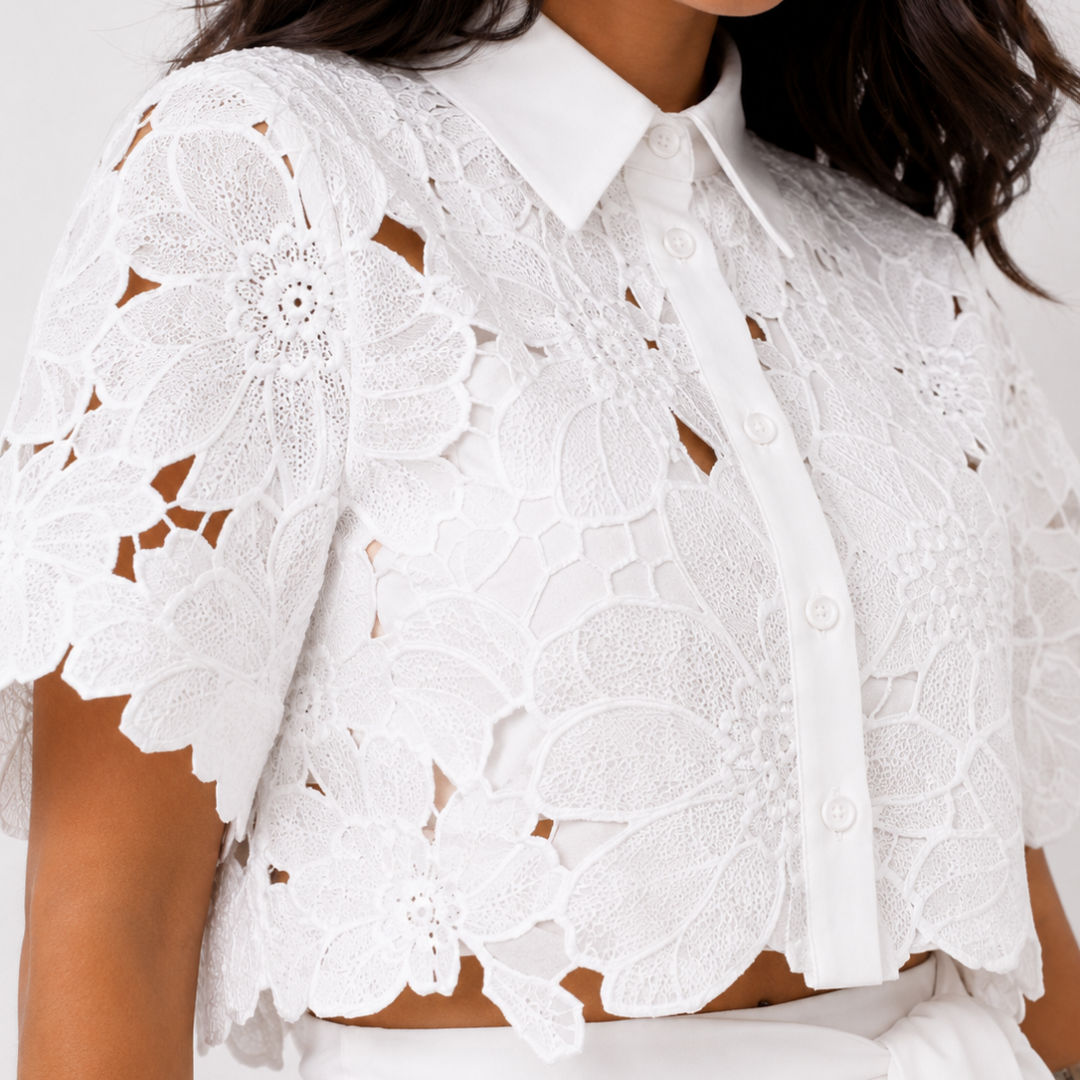 Isabela | Completo Elegante in Pizzo