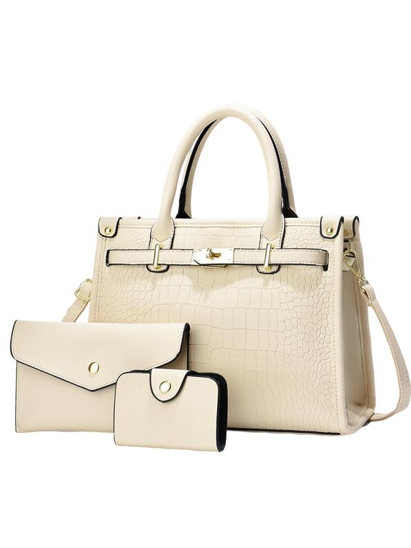 Bella Borsa - Borsa a tracolla con stampa coccodrillo