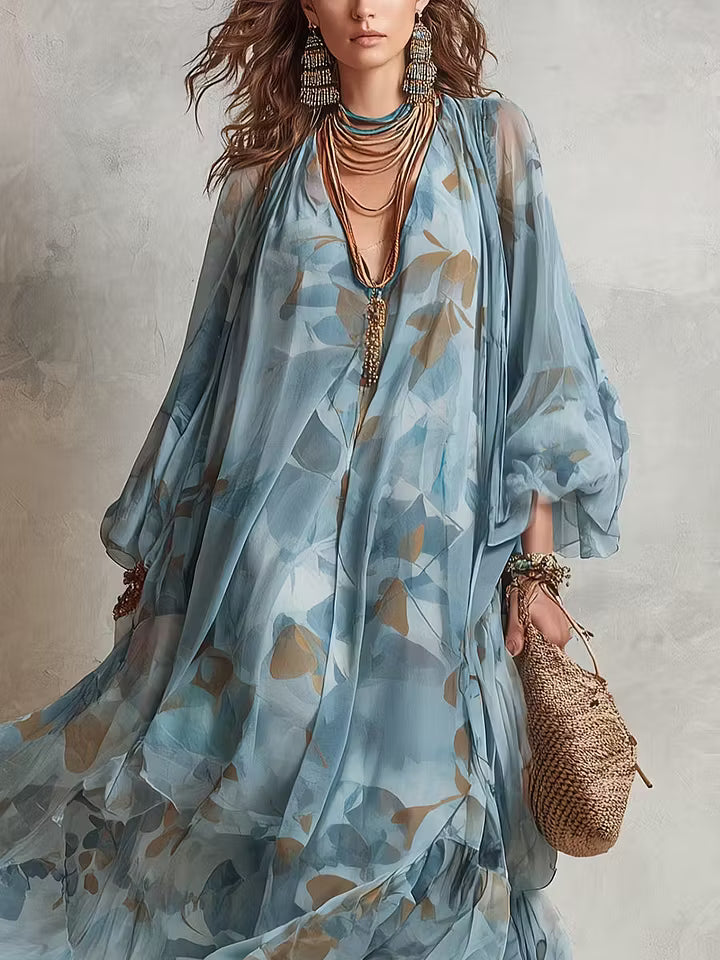 Aurora | Abito Maxi Boho Elegante