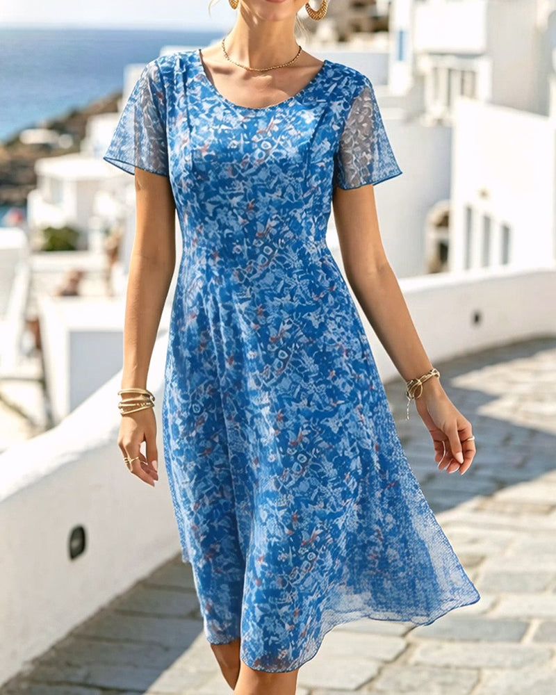 Ana | Vestito midi floreale morbido e leggero