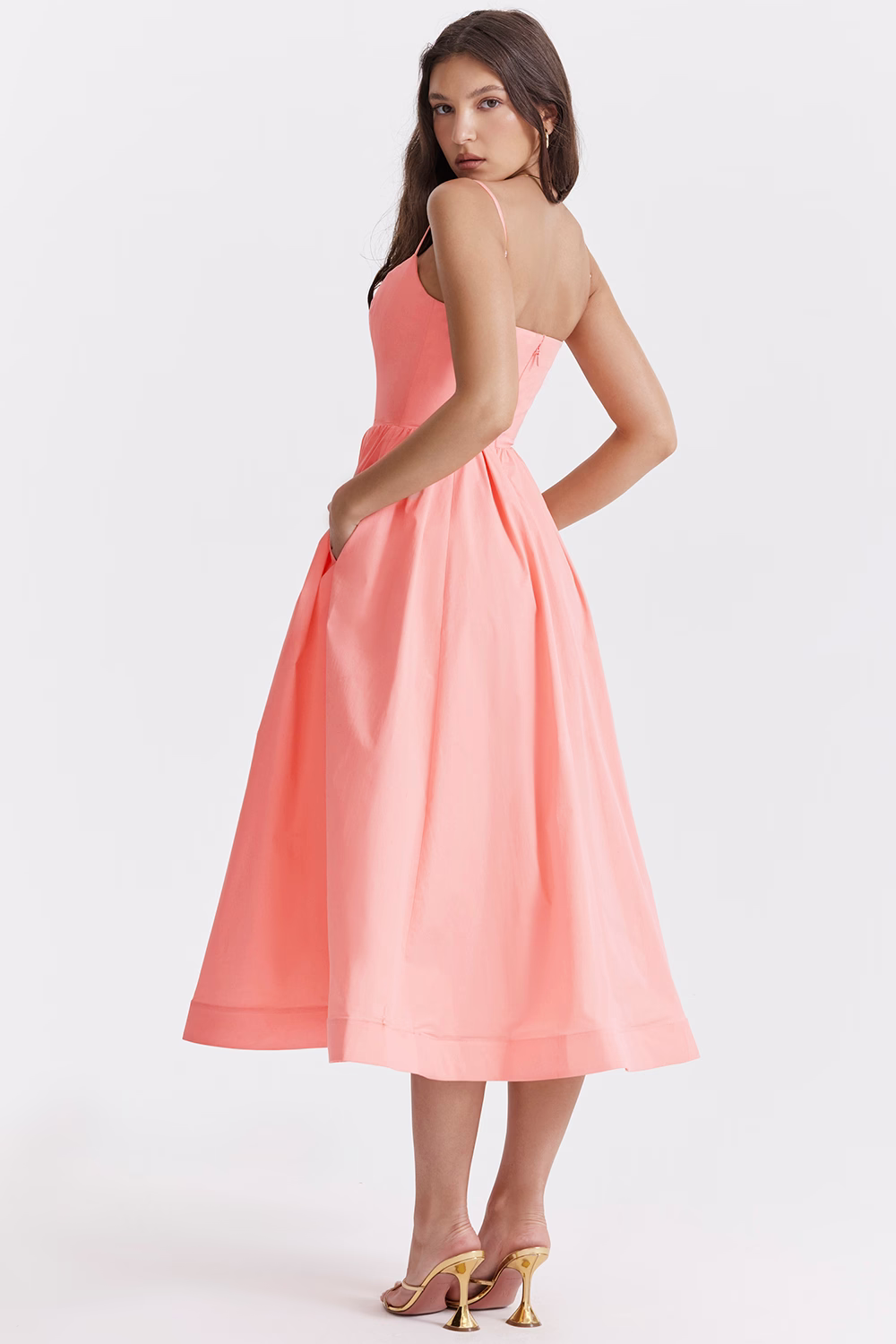Cecilia | Elegante Abito Midi con Corsetto Estivo
