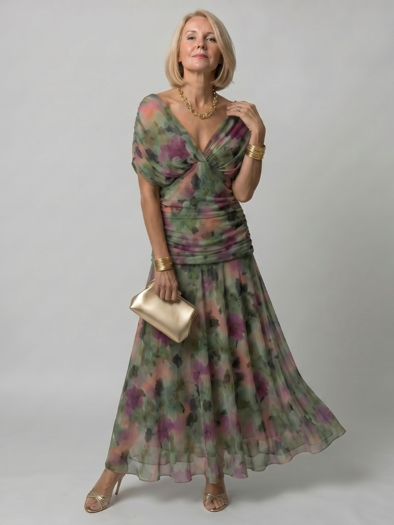Giada | Abito Midi Off-Shoulder