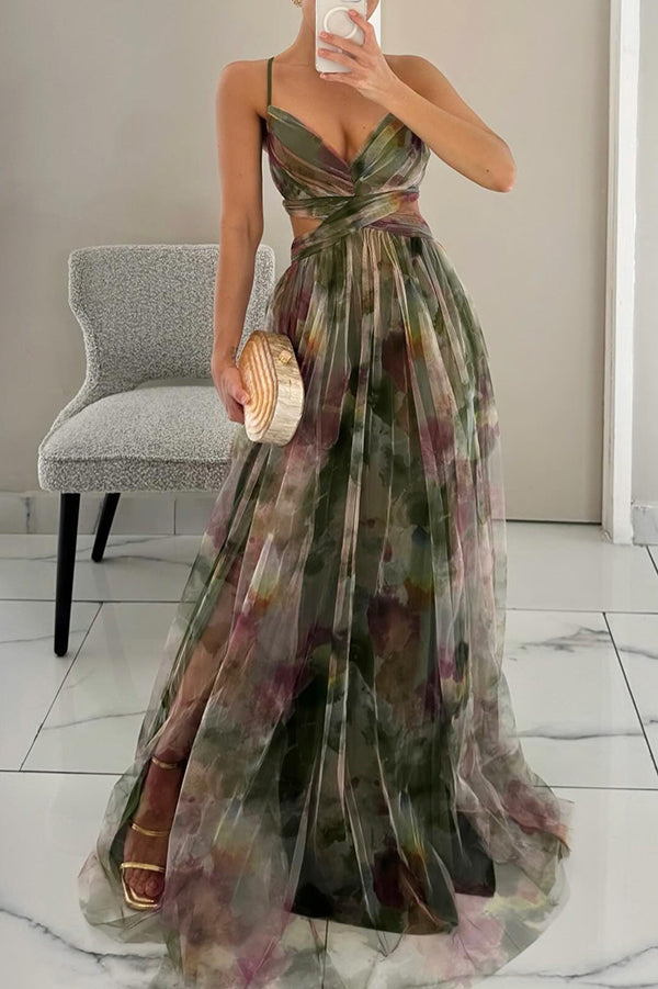 Beatrice | Abito Maxi in Chiffon