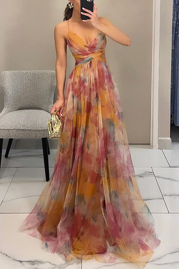 Beatrice | Abito Maxi in Chiffon