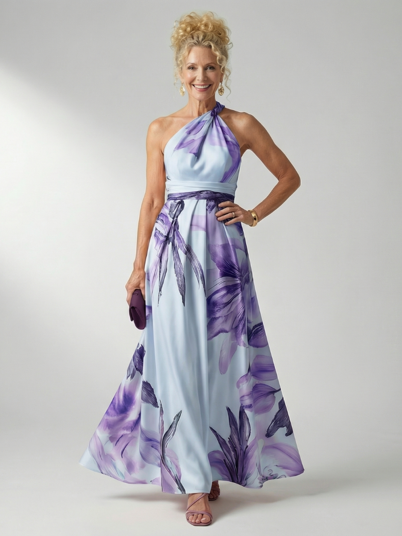 Federica | Abito Maxy Leggero con Fiori