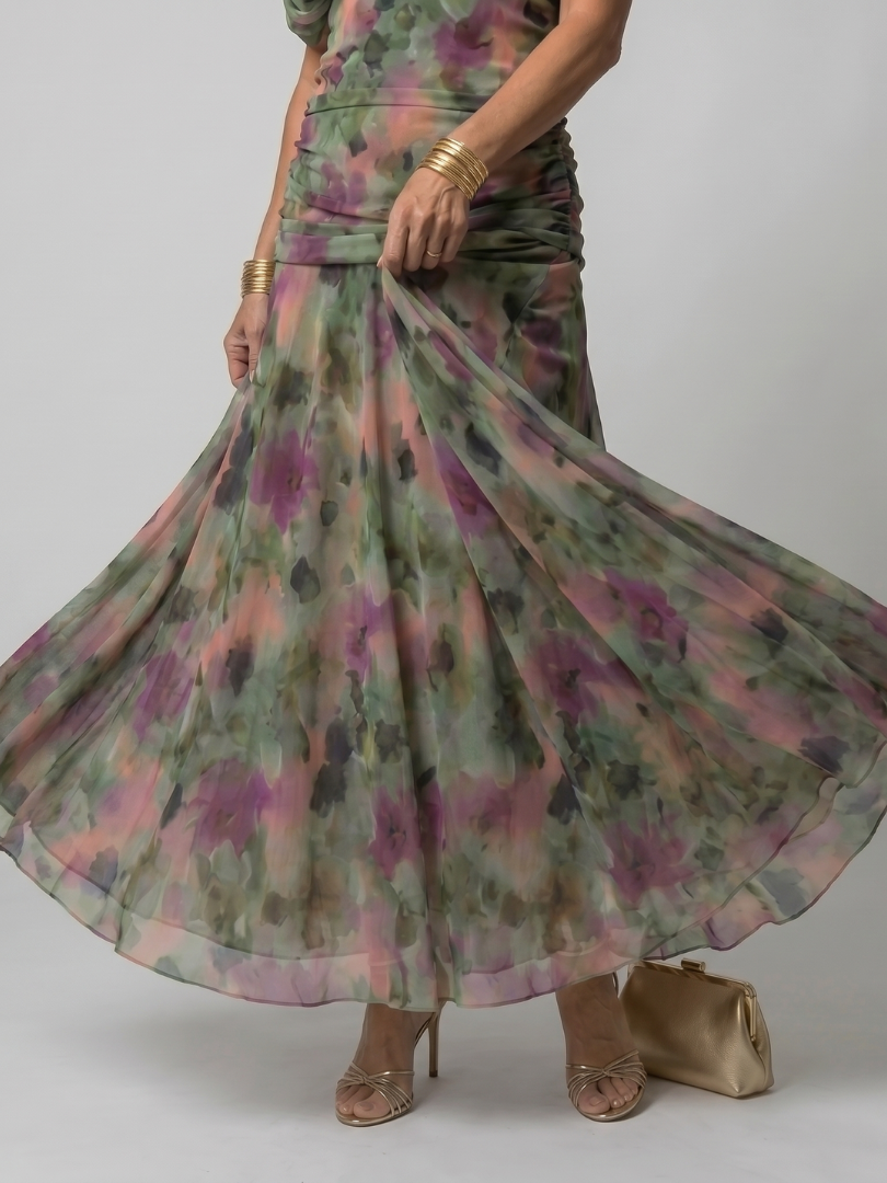 Giada | Abito Midi Off-Shoulder