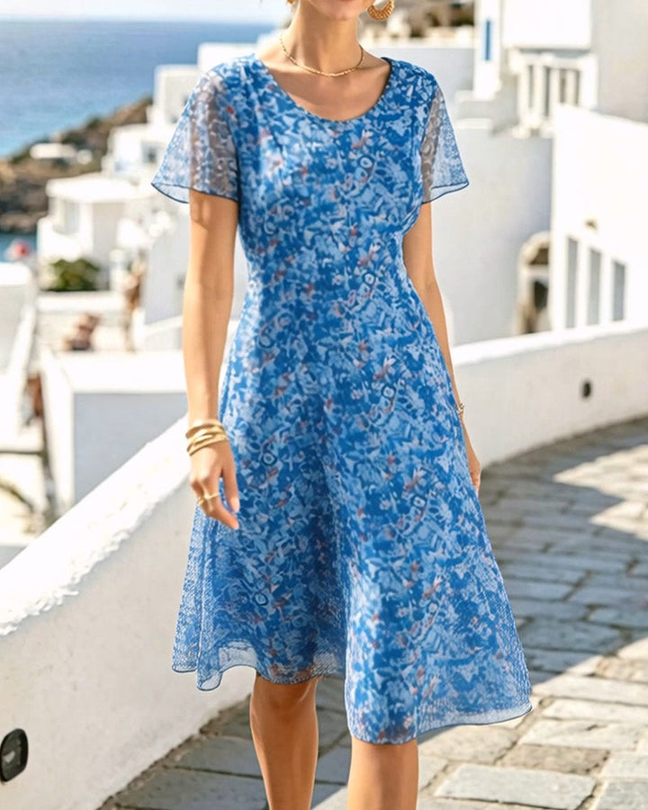 Ana | Vestito midi floreale morbido e leggero