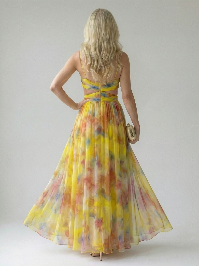 Chiara | Abito Maxi Soft Wrap