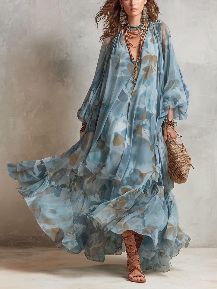 Aurora | Abito Maxi Boho Elegante