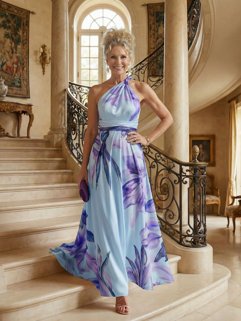 Federica | Abito Maxy Leggero con Fiori