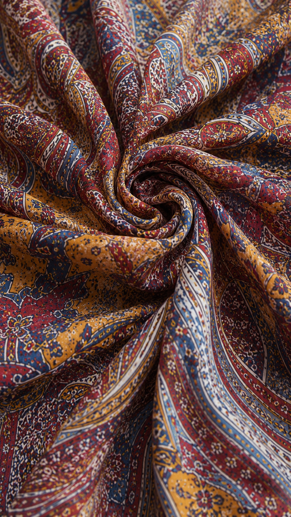Chiara | Abito Maxi Boho con Stampa Artistica