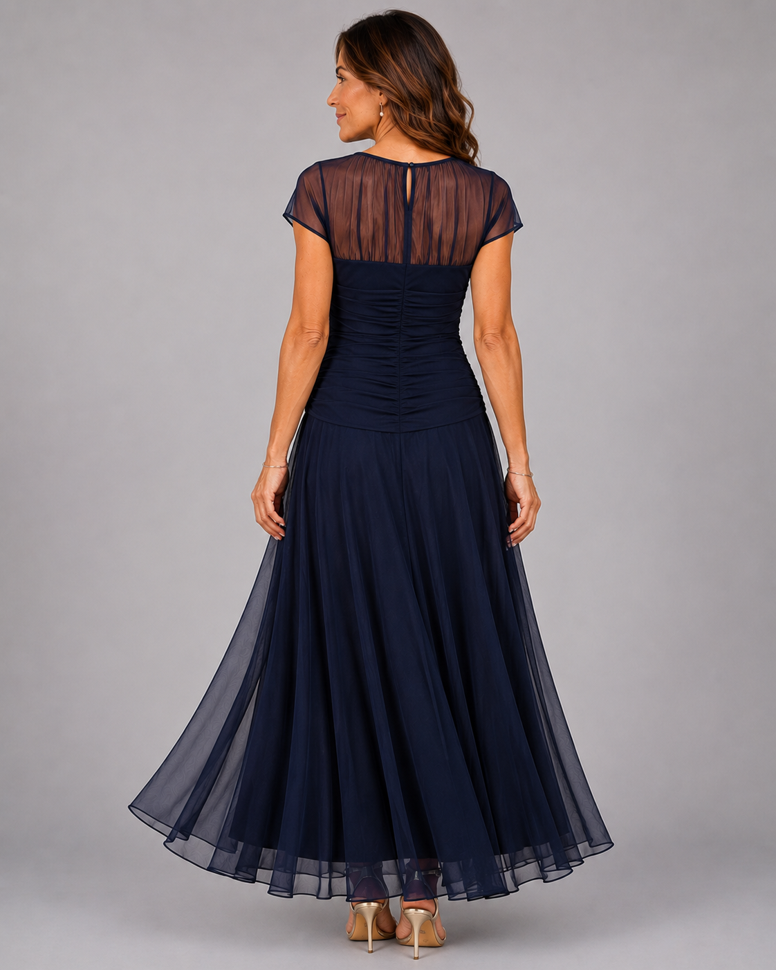 Lorenza | Abito in chiffon