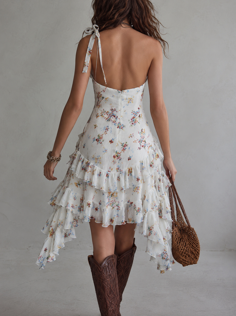Sofia | Abito Mini Floreale Elegante