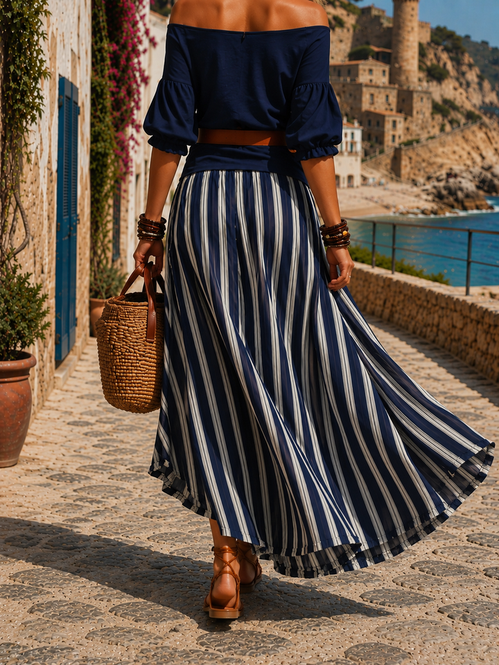 Sofia | Completo Elegante a Righe